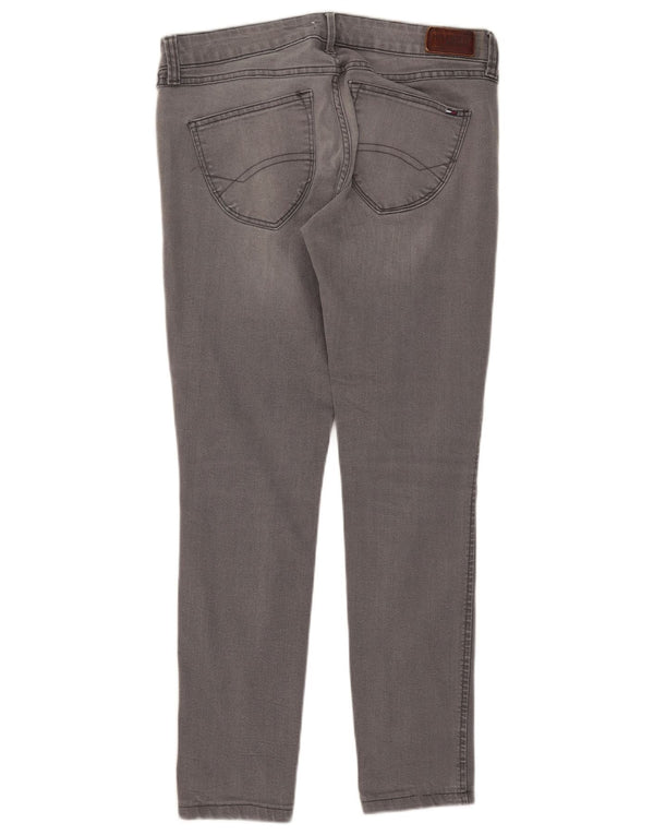 Tommy Hilfiger Womens Skinny Jeans W33 L29 Grey Cotton
