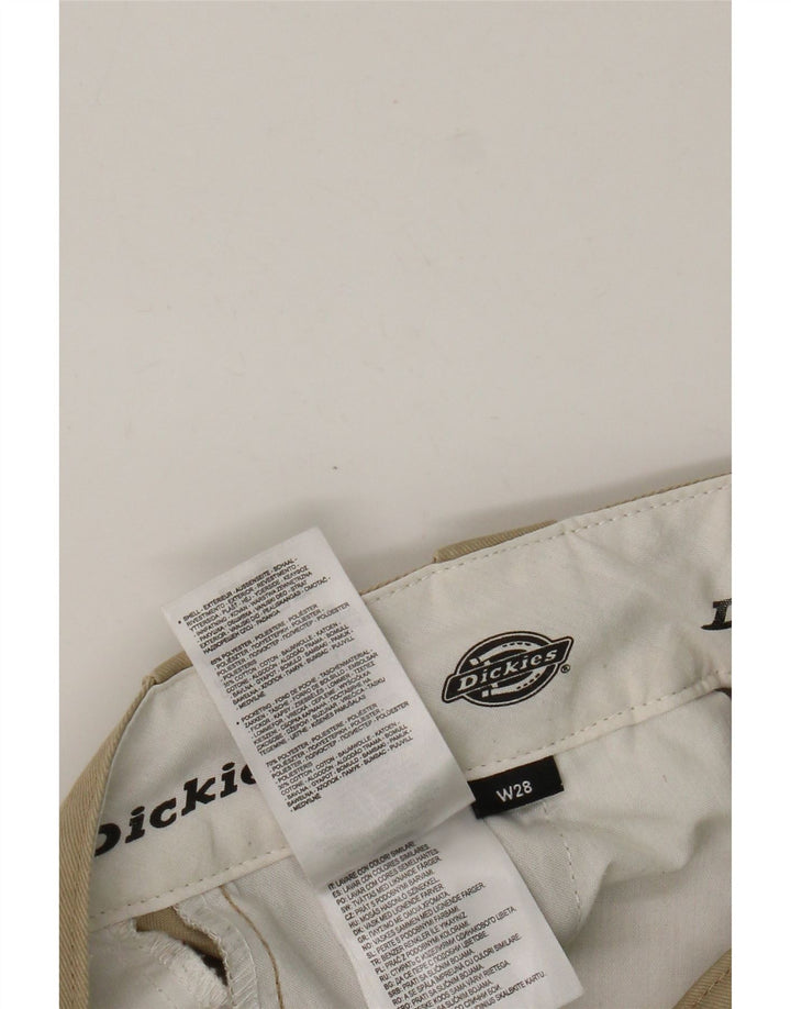 Dickies Mens Straight Chino Trousers W28 L25 Brown Polyester