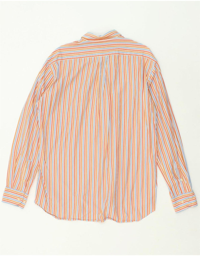 BROOKSFIELD Mens Shirt Size 42 Large Orange Striped Vintage Brooksfield and Second-Hand Brooksfield from Messina Hembry 