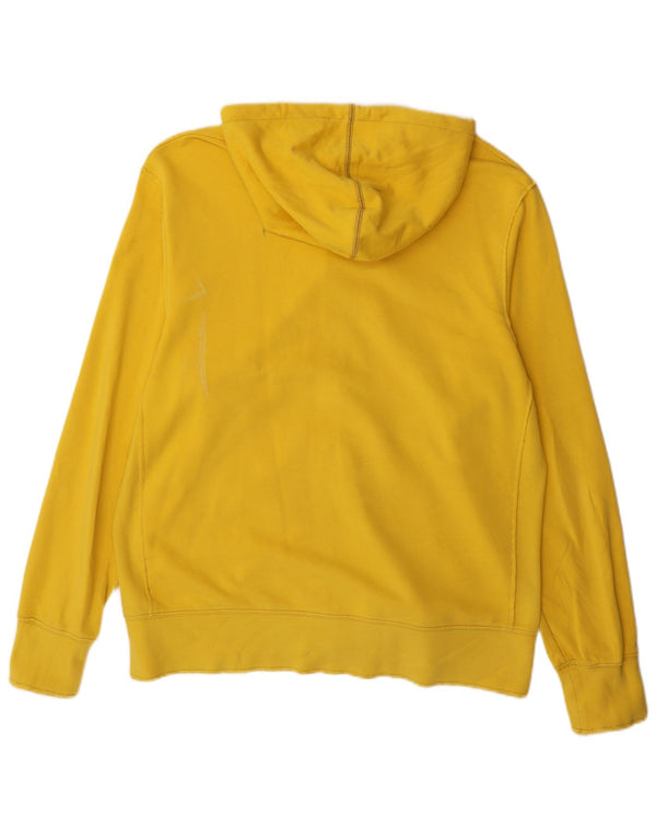 Nike Mens Graphic Zip Hoodie Sweater UK 45/47 XL Yellow
