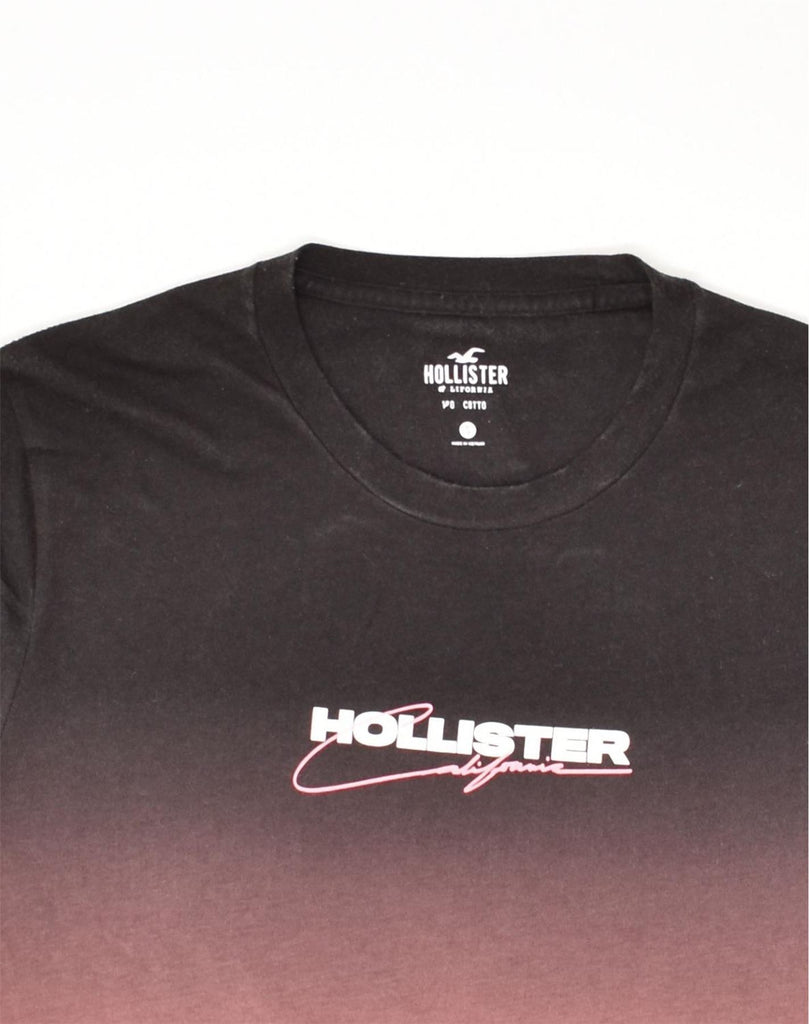 HOLLISTER Mens T-Shirt Top Small Black Colourblock Cotton | Vintage Hollister | Thrift | Second-Hand Hollister | Used Clothing | Messina Hembry 