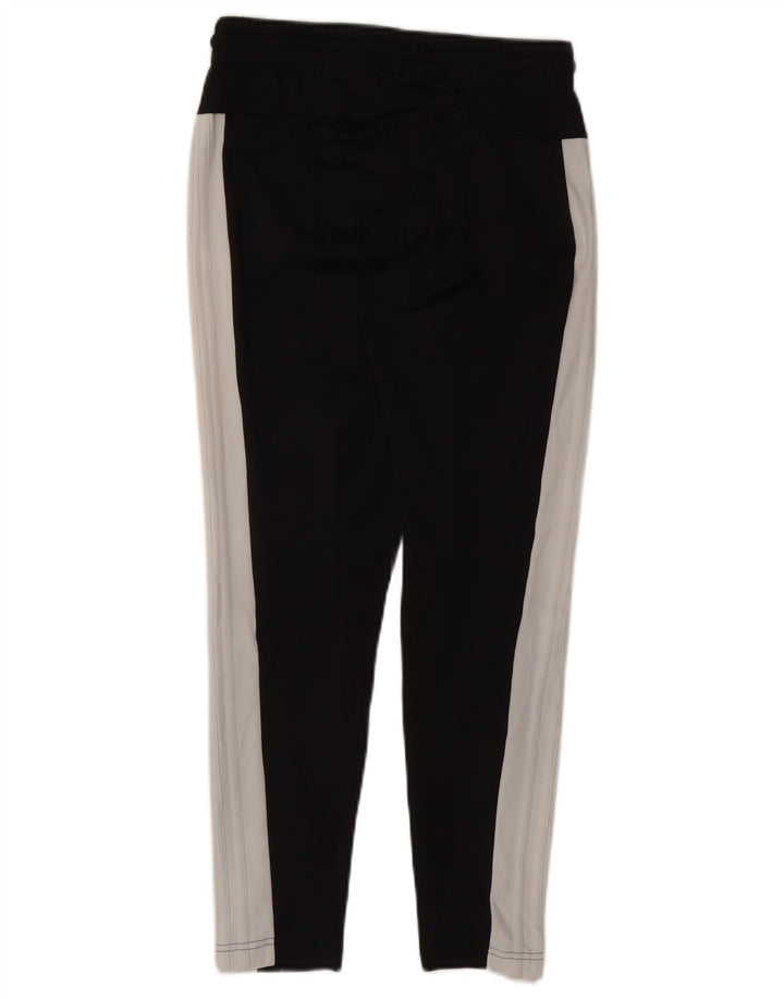 ADIDAS Womens Tracksuit Trousers UK 8 Small  Black Colourblock