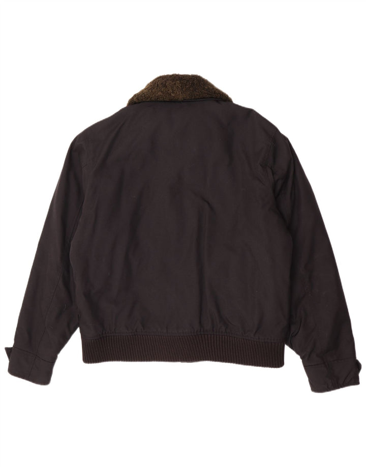Woolrich Mens Bomber Jacket UK 42 XL Black