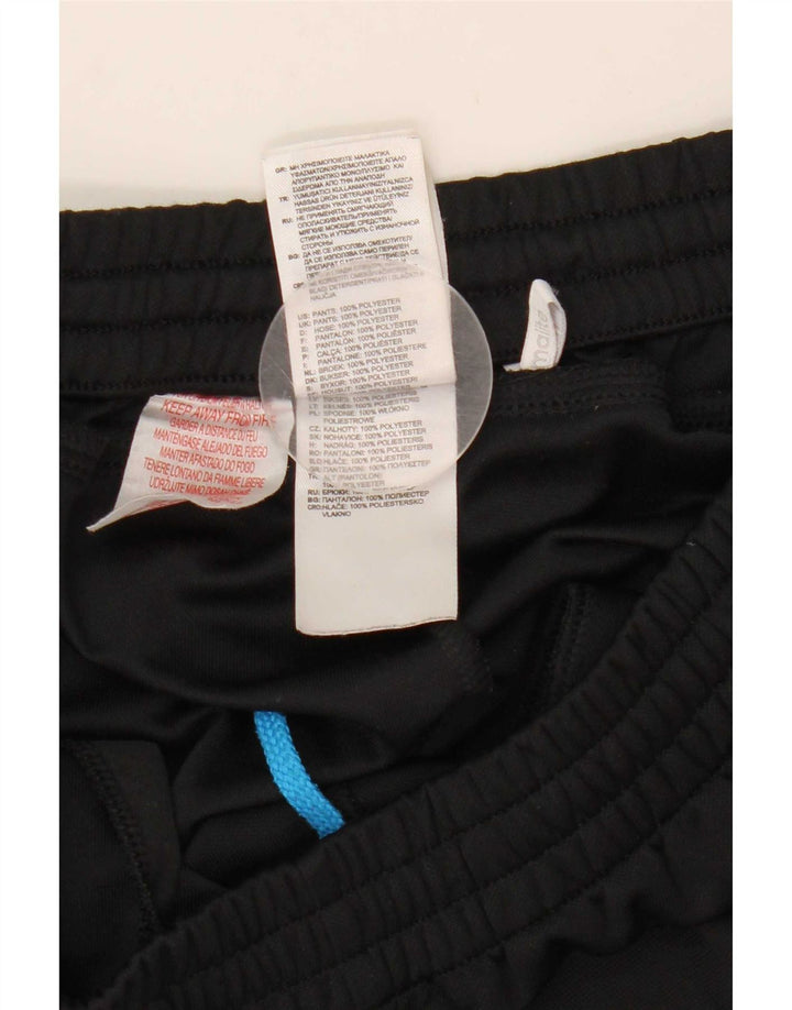 Adidas Boys Climalite Tracksuit Trousers 15-16 Years  Black Polyester