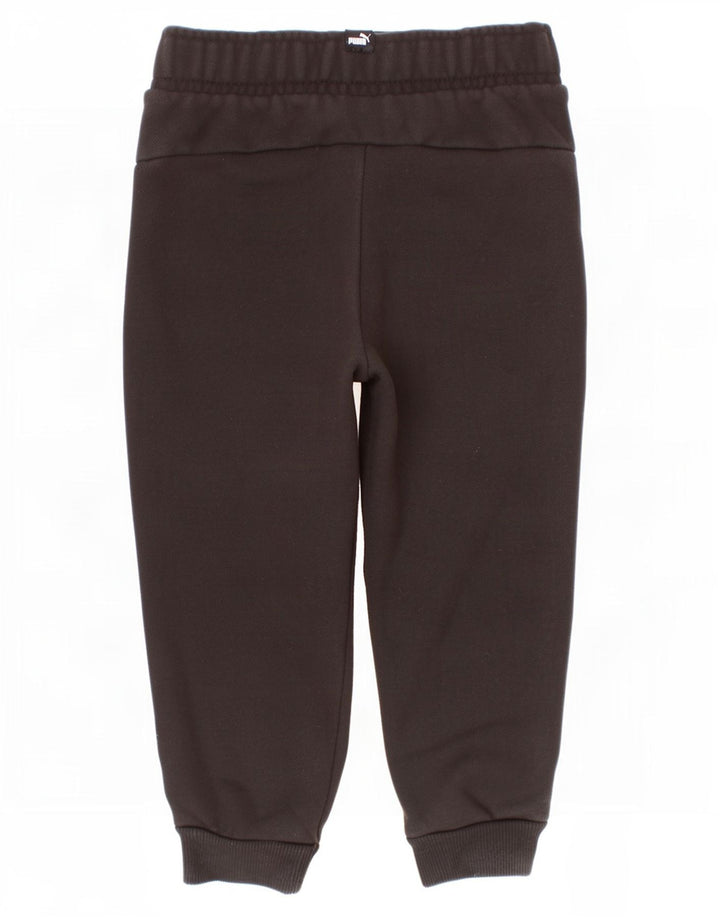 Puma Boys Tracksuit Trousers Joggers 3-4 Years Black