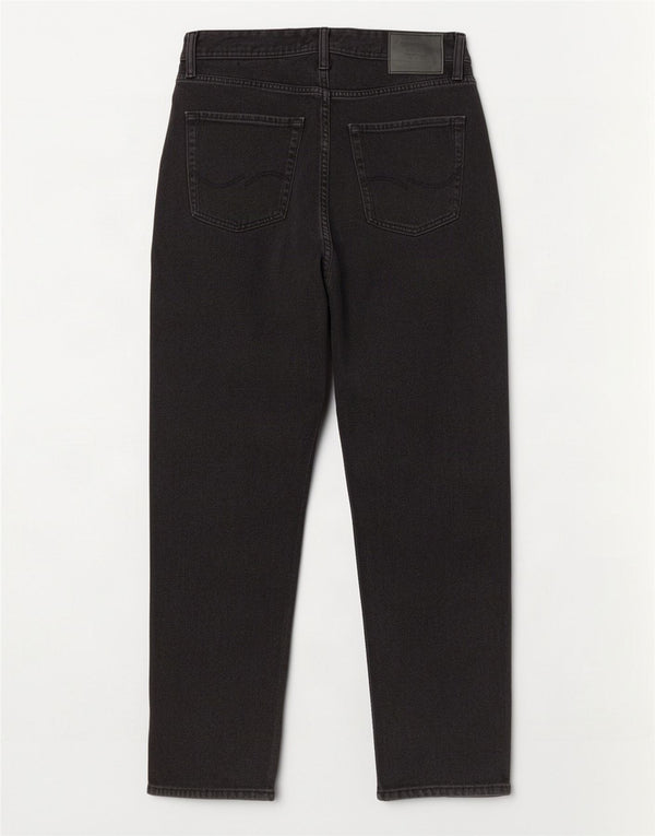 Jack & Jones Mens Straight Jeans W32 L32 Black Cotton