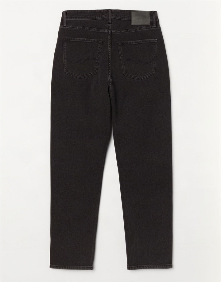 Jack & Jones Mens Straight Jeans W32 L32 Black Cotton