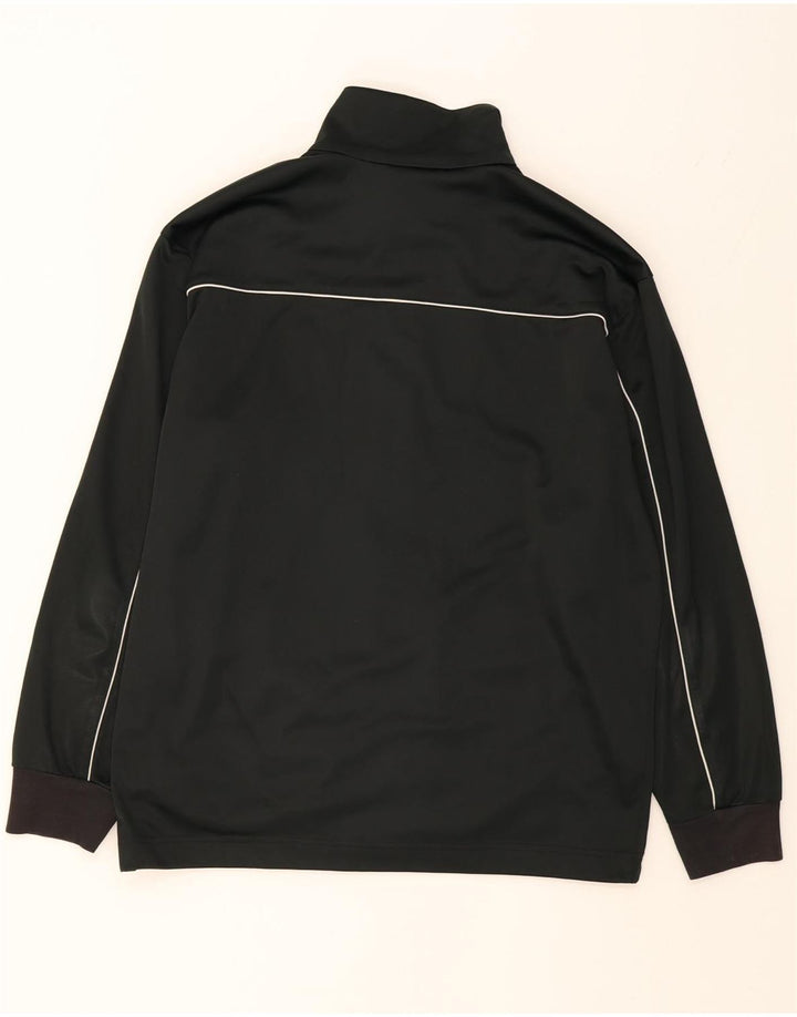 LOTTO Mens Tracksuit Top Jacket XL Black Vintage Lotto and Second-Hand Lotto from Messina Hembry 