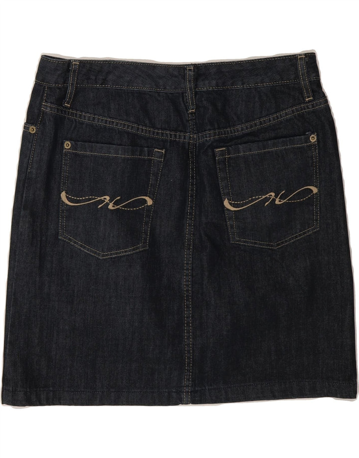 TOMMY HILFIGER Womens Denim Skirt US 8 Medium W34  Navy Blue Cotton Vintage Tommy Hilfiger and Second-Hand Tommy Hilfiger from Messina Hembry 