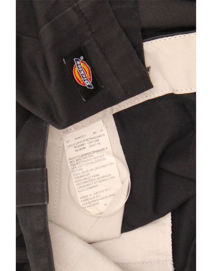 Dickies Mens Chino Shorts W42 2XL Black Polyester