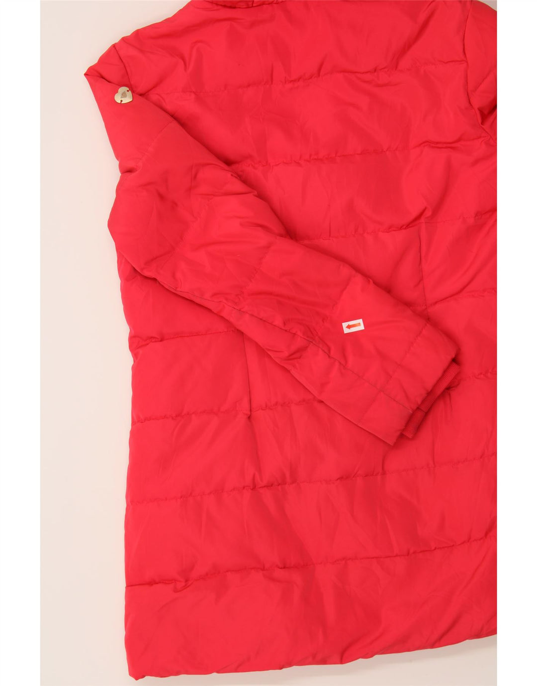 ARMANI JUNIOR Girls Hooded Padded Coat 9-10 Years Pink Polyester Vintage Armani Junior and Second-Hand Armani Junior from Messina Hembry 