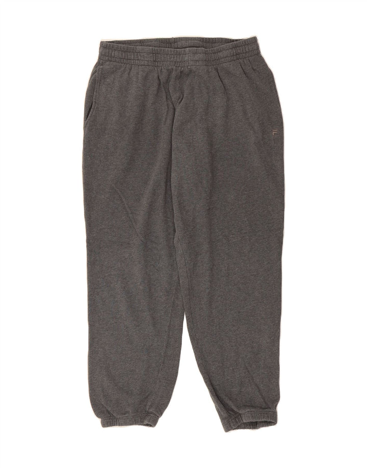 FILA Mens Tracksuit Trousers Joggers XL  Grey Cotton Vintage Fila and Second-Hand Fila from Messina Hembry 
