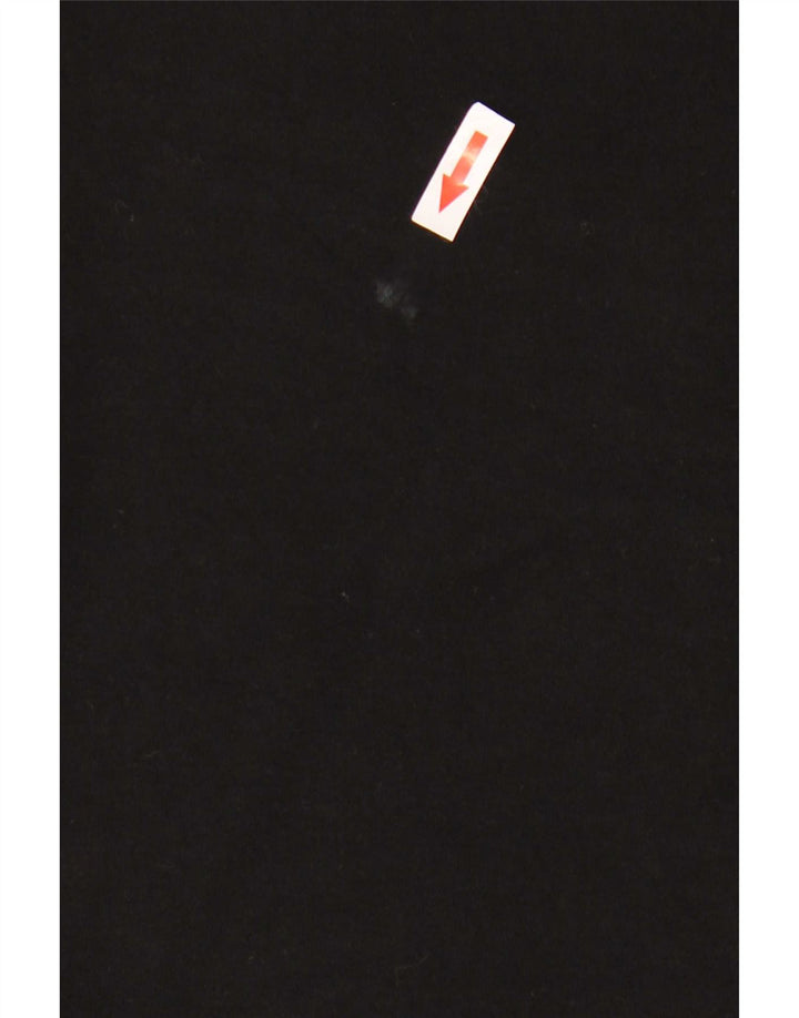Ellesse Mens Hoodie Jumper Large Black Geometric Cotton