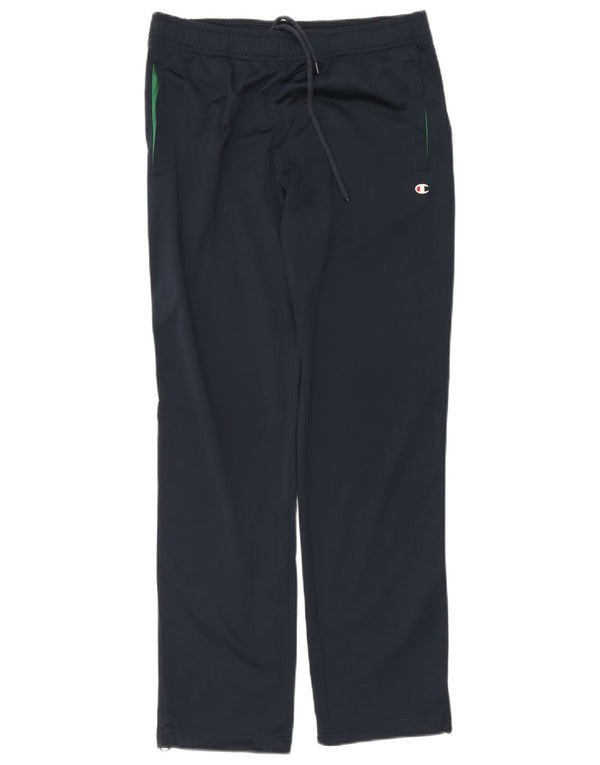 Champion Mens Tracksuit Trousers Small Navy Blue Polyester