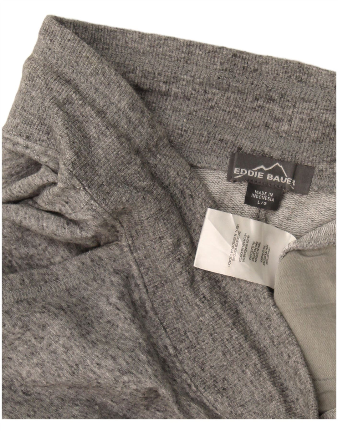 Eddie Bauer Womens Sport Shorts UK 16 Large  Grey Cotton