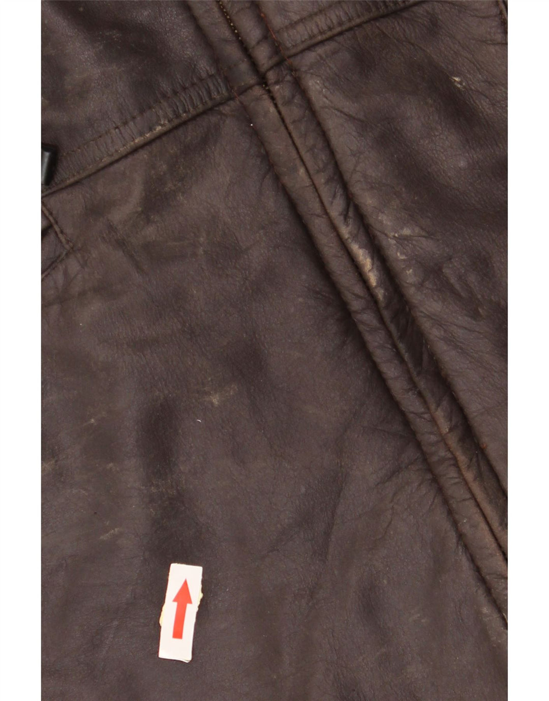 Vintage Mens Leather Jacket UK 40 Large Brown Leather