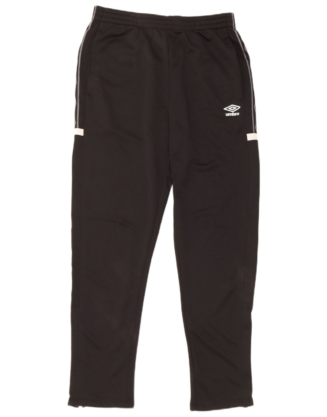 Umbro Mens Graphic Tracksuit Trousers Medium Black Polyester