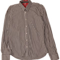 Superdry Mens Shirt 2XL Grey Pinstripe Cotton