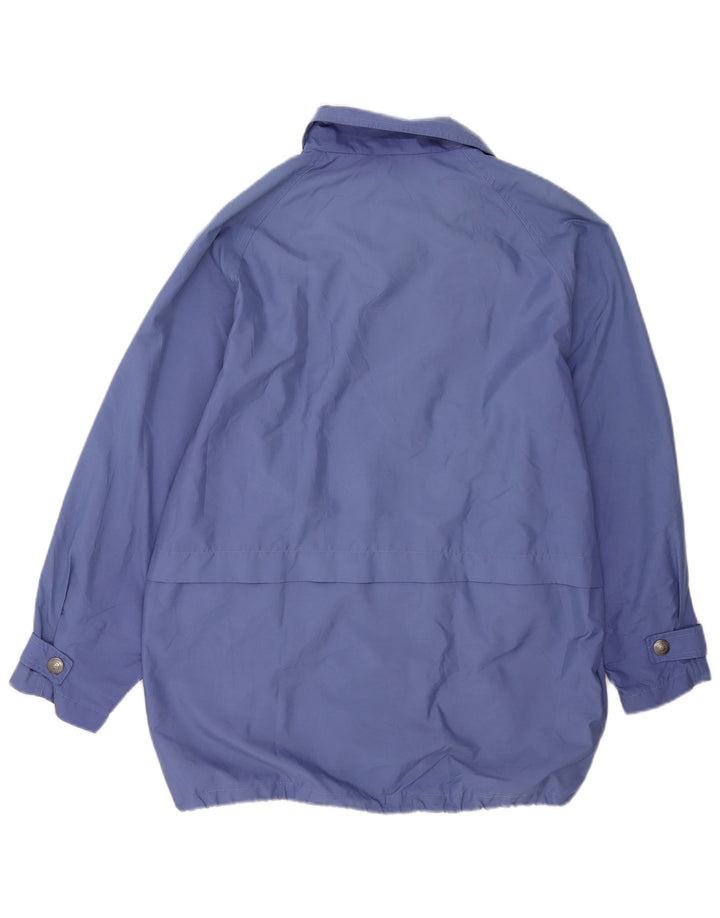 Brugi Womens Oversized Windbreaker Jacket IT 46 Large Blue