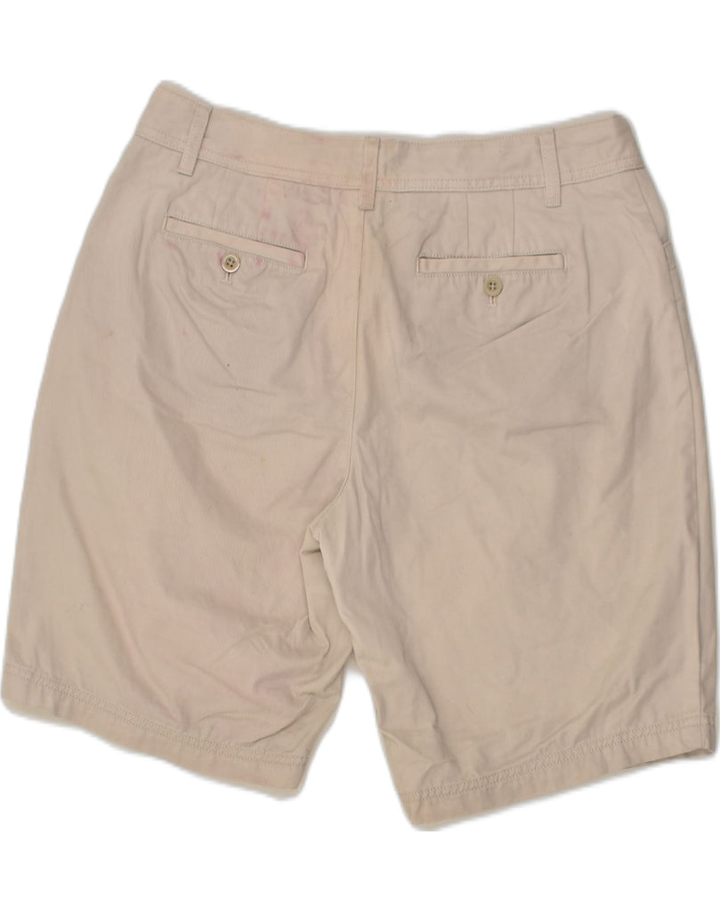 EDDIE BAUER Womens Chino Shorts US 10 Large W32 Grey Cotton | Vintage Eddie Bauer | Thrift | Second-Hand Eddie Bauer | Used Clothing | Messina Hembry 