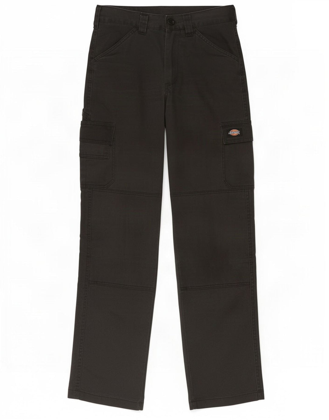 Dickies Mens Straight Cargo Trousers W26 L30 Black Polyester