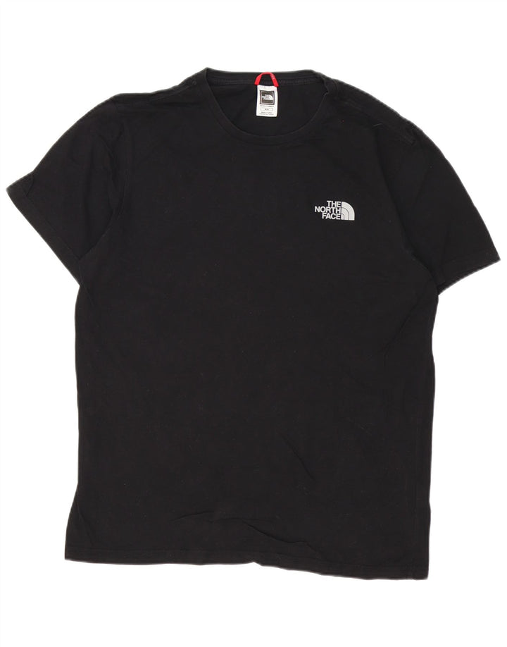 The North Face Mens T-Shirt Top Medium Black Cotton