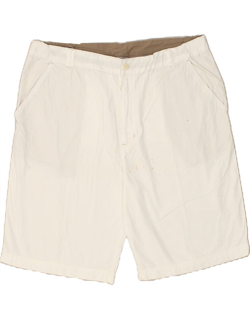 CHAMPION Mens Chino Shorts 2XL White Cotton | Vintage Champion | Thrift | Second-Hand Champion | Used Clothing | Messina Hembry 