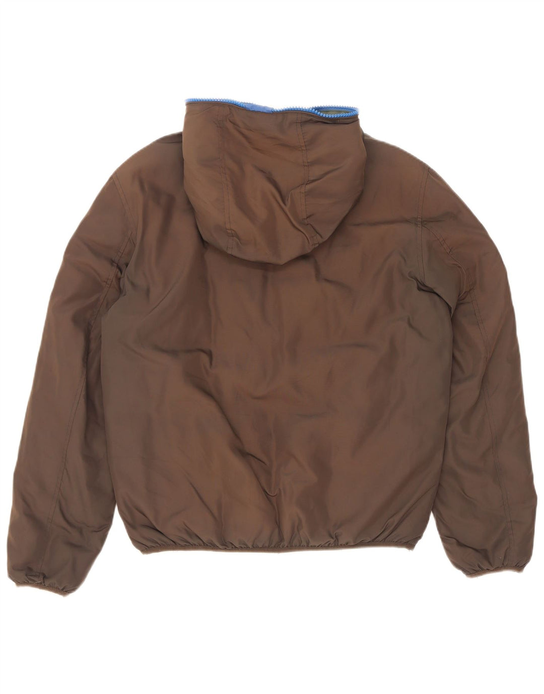 Invicta Mens Hooded Reversible Padded Jacket UK 40 Large Brown Polyester
