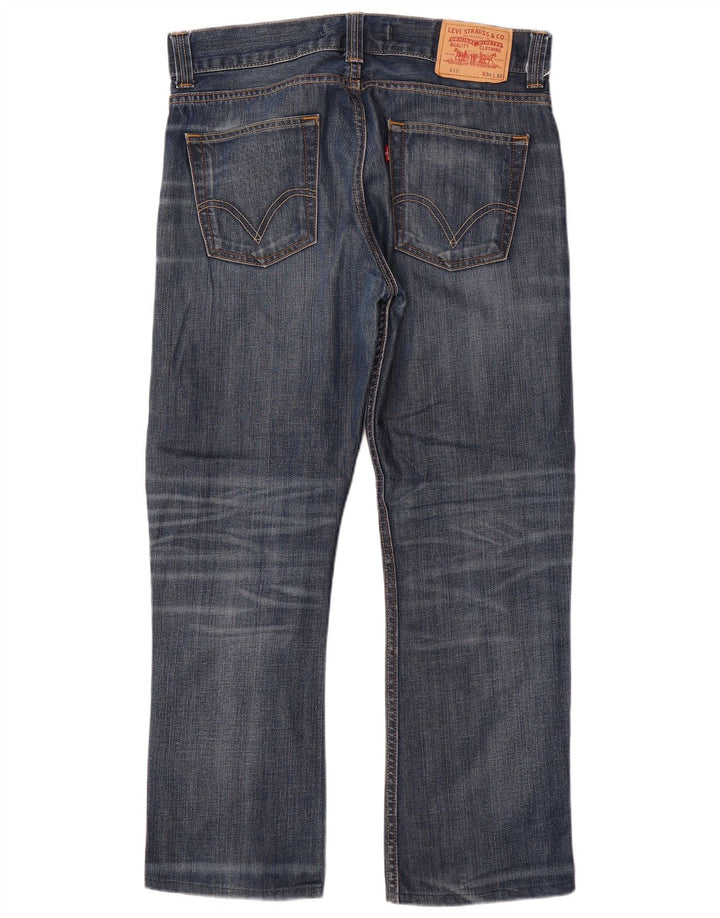 Levi's Mens 512 Bootcut Jeans W34 L29 Blue