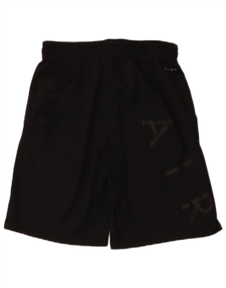 Jordan Mens Dri Fit Graphic Sport Shorts Medium Black Polyester