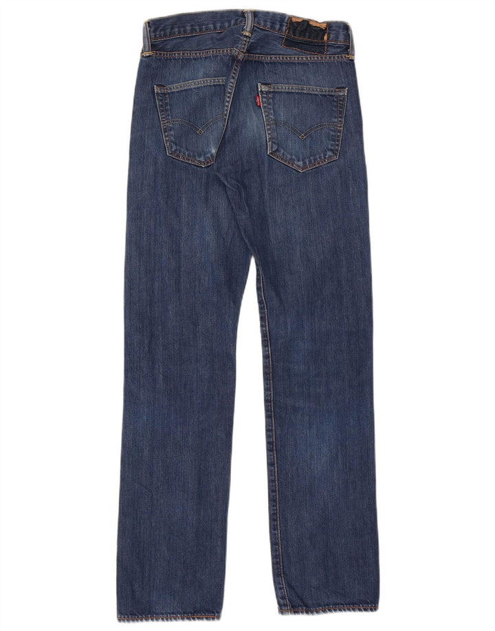 Levi's Mens Straight Jeans W28 L32 Blue Cotton