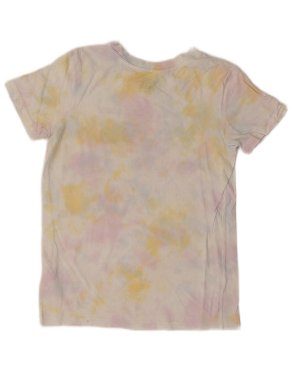 VANS Womens Graphic T-Shirt Top UK 6 XS Multicoloured Tie Dye Cotton