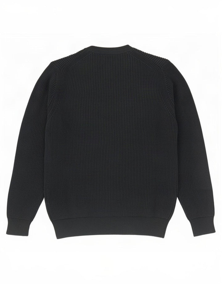 Zara Mens Crew Neck Jumper Sweater Medium Green
