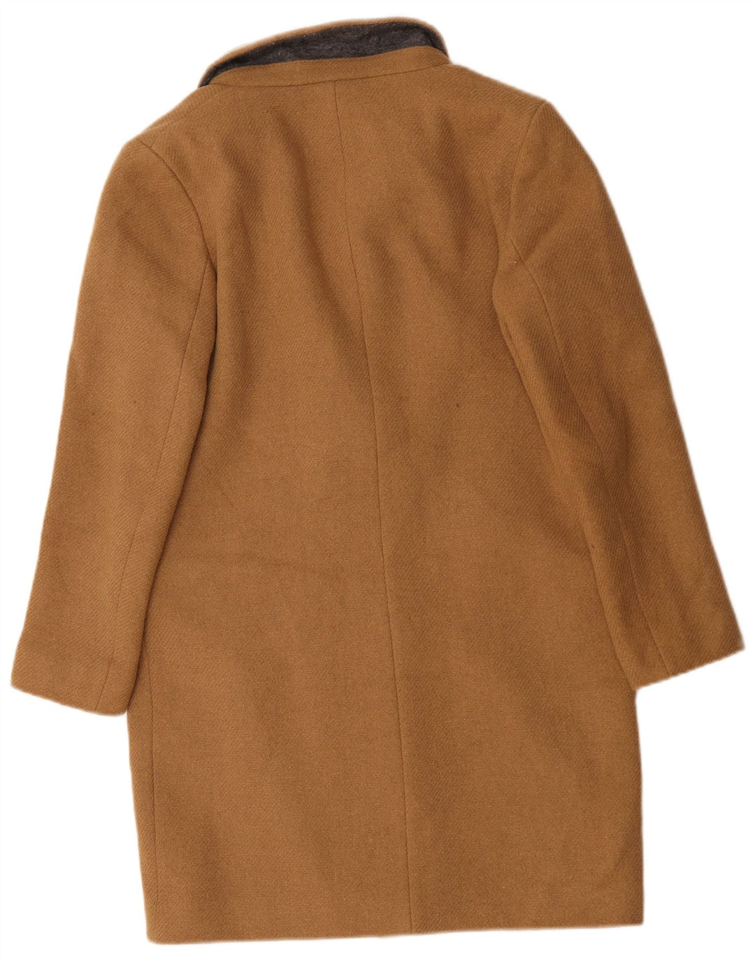 Marks & Spencer Womens Oversized Overcoat UK 10 Small Beige Wool