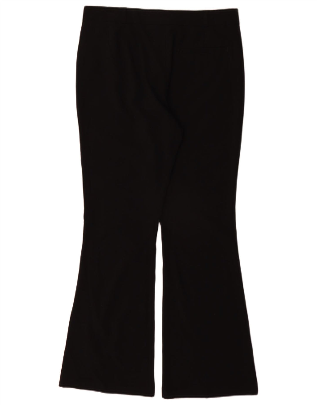 Marks & Spencer Womens Flare Suit Trousers UK 12 Medium W30 L31 Black