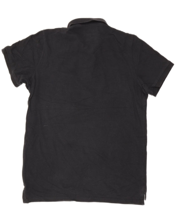 Superdry Mens Polo Shirt XL Navy Blue Cotton