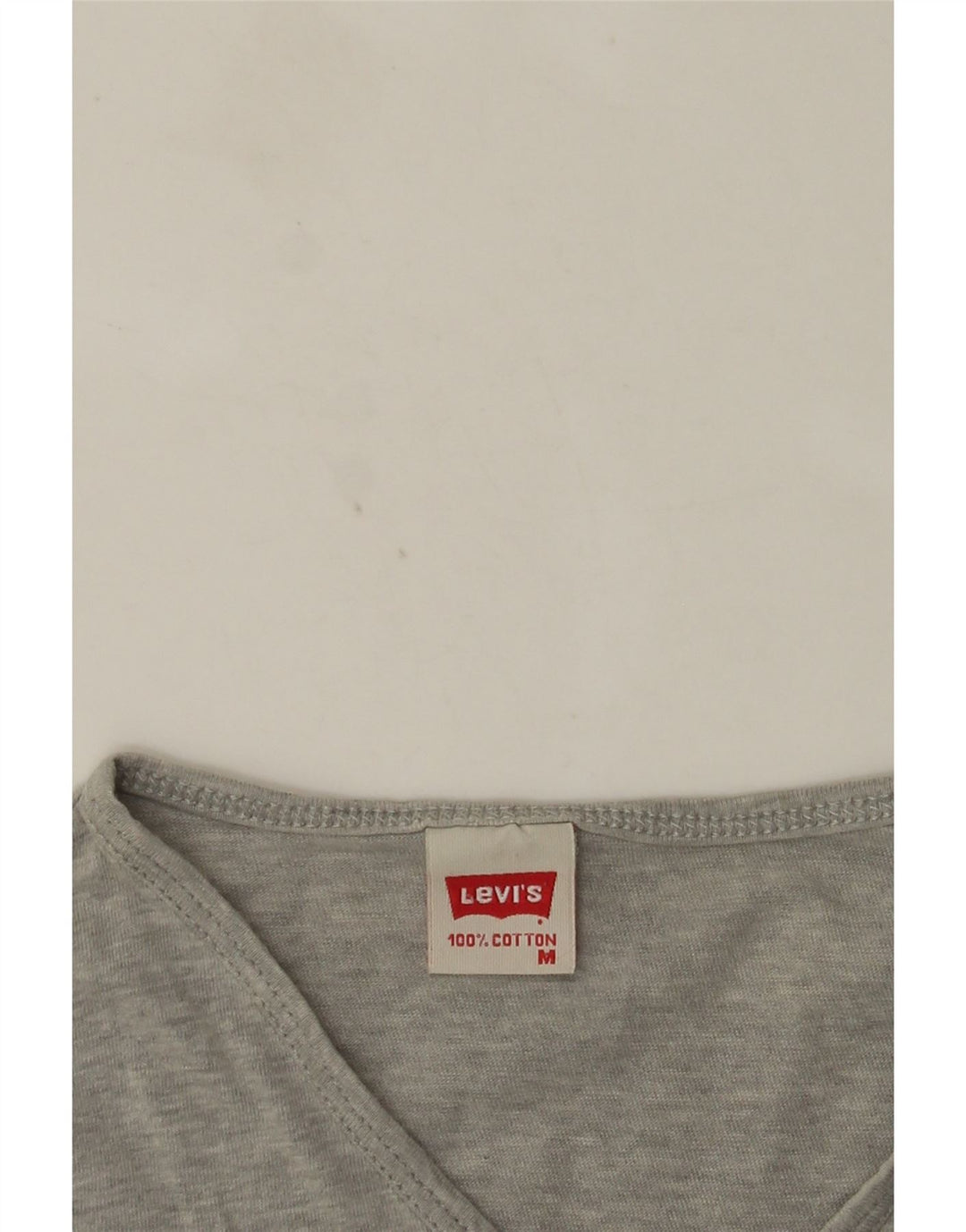Levi's Mens T-Shirt Top Medium Grey Flecked Cotton