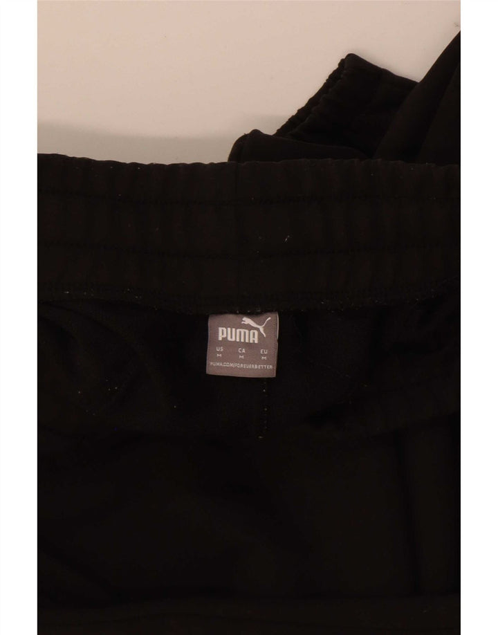 Puma Womens Graphic Tracksuit Trousers Joggers UK 14 Medium Black