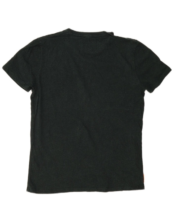 Superdry Mens T-Shirt Top XL Green Cotton