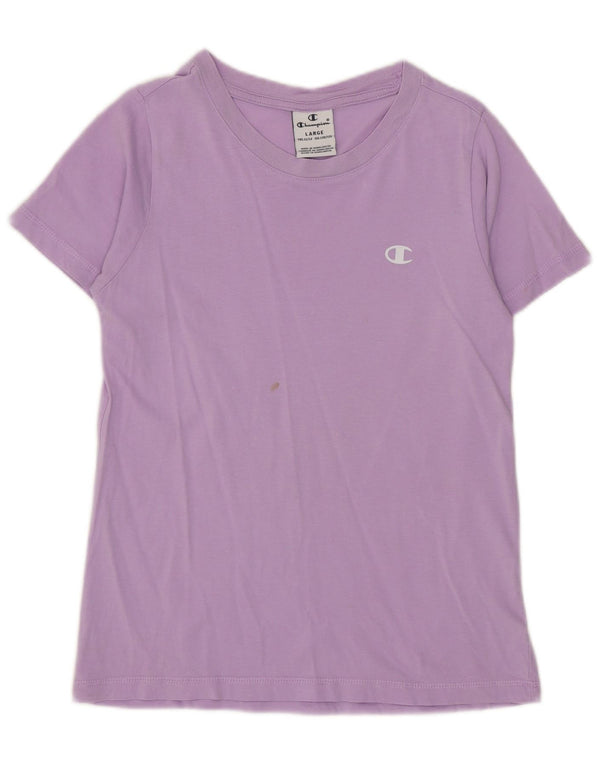 Champion Girls T-Shirt Top 11-12 Years Lage Purple