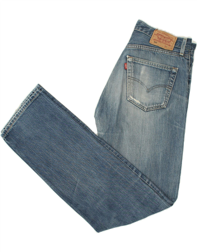 LEVI'S Mens Straight Jeans W34 L32 Blue | Vintage Levi's | Thrift | Second-Hand Levi's | Used Clothing | Messina Hembry 