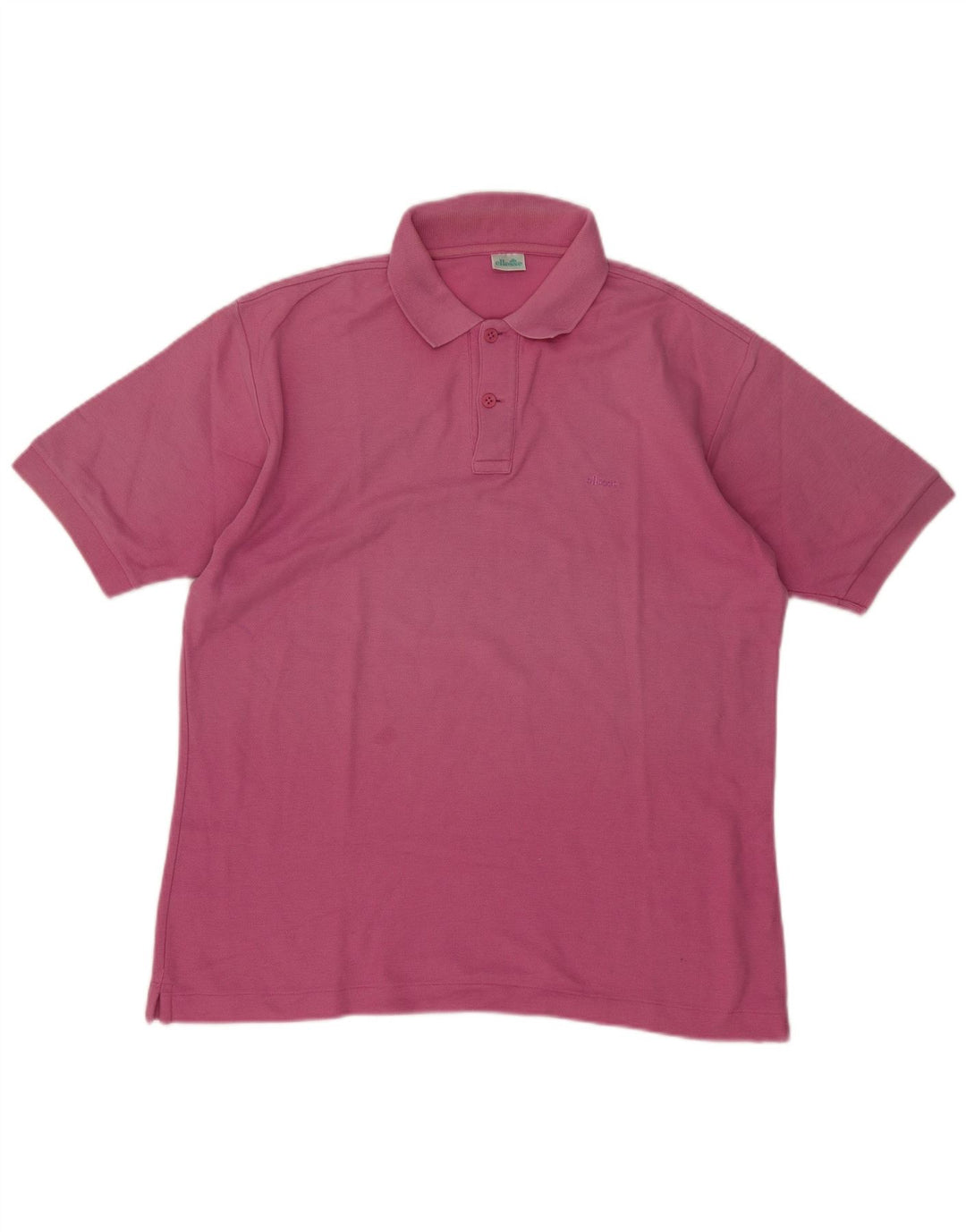 Ellesse Mens Polo Shirt Large Pink Cotton