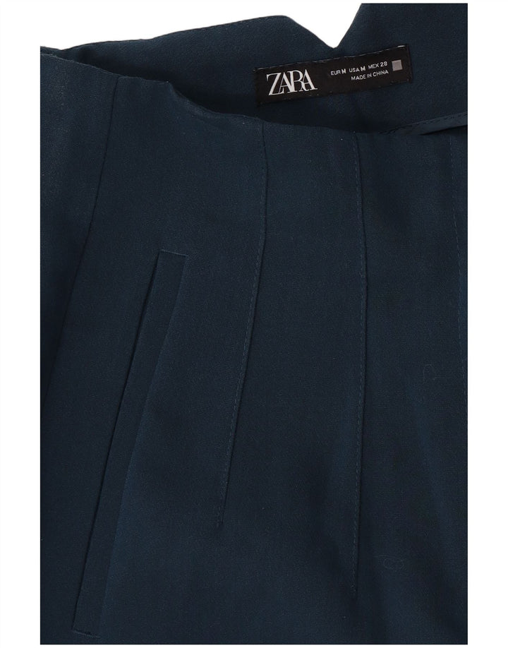Zara Womens Tapered Chino Trousers Medium W28 L26 Navy Blue