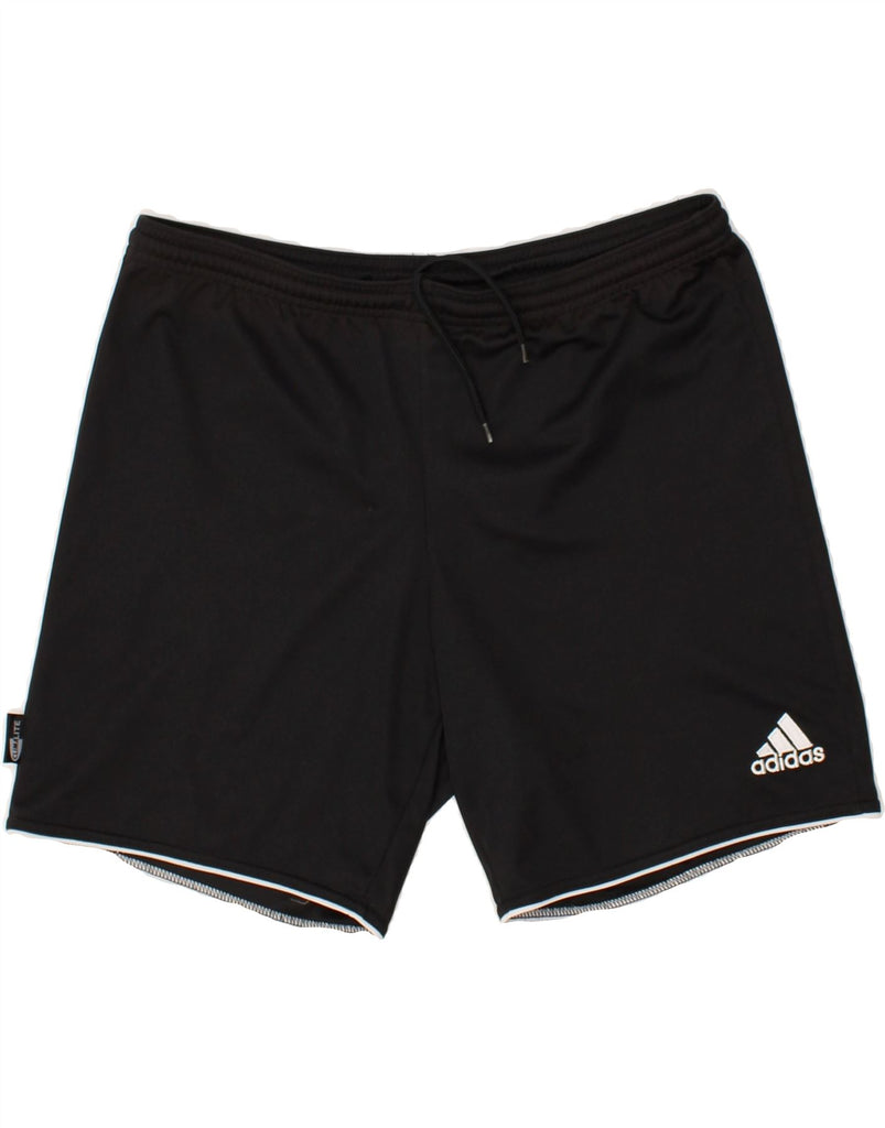 ADIDAS Mens Climalite Sport Shorts Small Black Polyester | Vintage Adidas | Thrift | Second-Hand Adidas | Used Clothing | Messina Hembry 