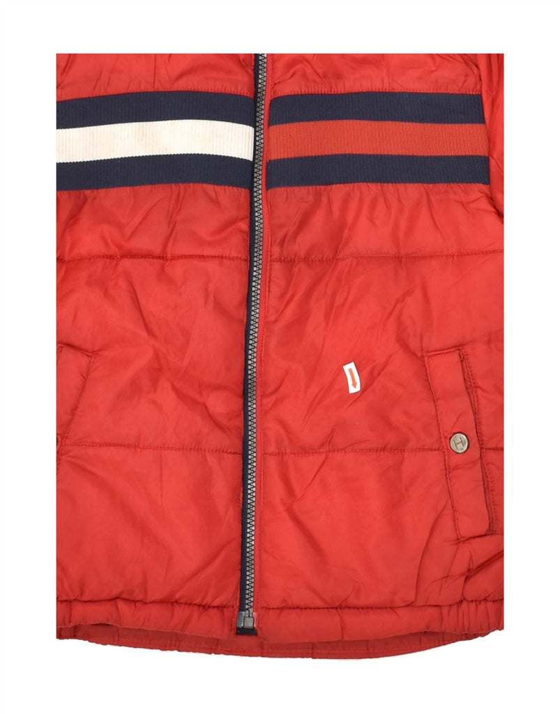 TOMMY HILFIGER Boys Padded Jacket 6-7 Years Red Polyester | Vintage Tommy Hilfiger | Thrift | Second-Hand Tommy Hilfiger | Used Clothing | Messina Hembry 