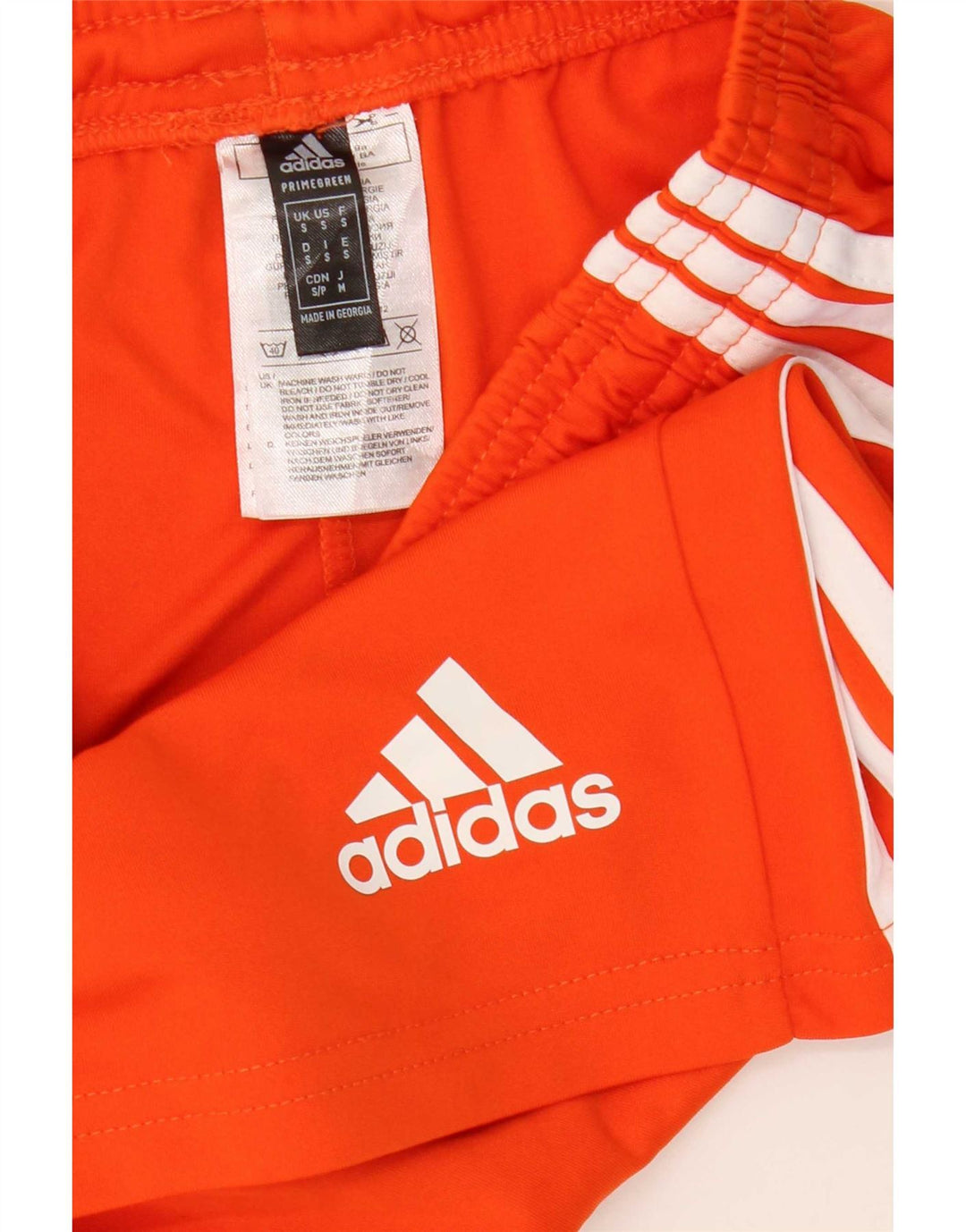 Adidas Mens Aeroready Sport Shorts Small Orange Polyester