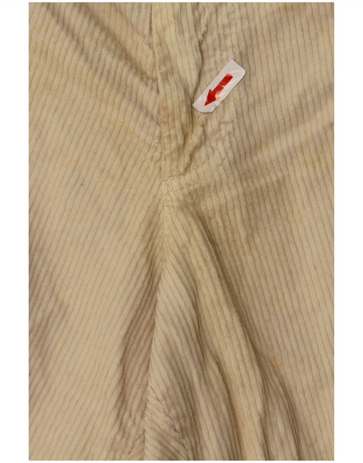 Dockers Mens Regular Fit Corduroy Trousers W34 L29 Beige