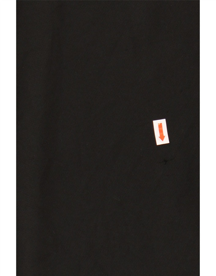 Adidas Mens Climalite Graphic T-Shirt Top Large Black Polyester