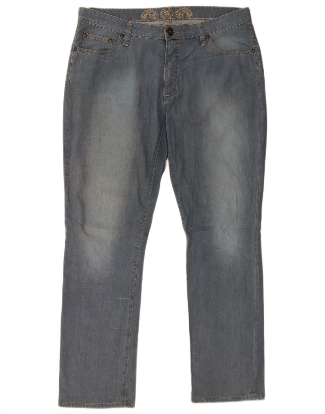 Marlboro Classics Mens Slim Jeans W32 L29 Blue Cotton