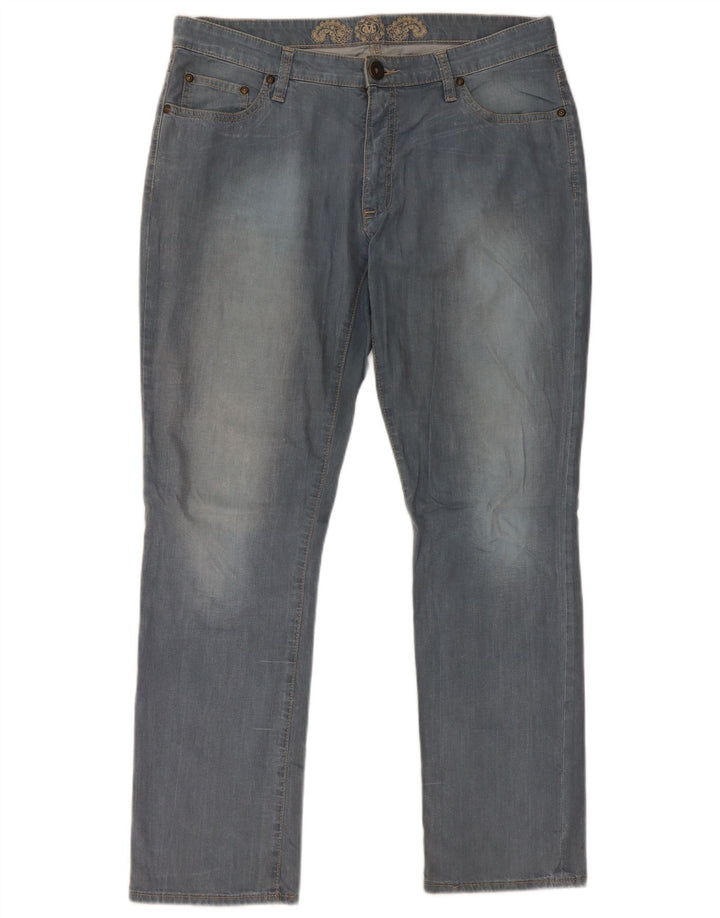 Marlboro Classics Mens Slim Jeans W32 L29 Blue Cotton